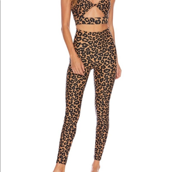 Beach Riot Pants - Beach Riot Leopard Legging